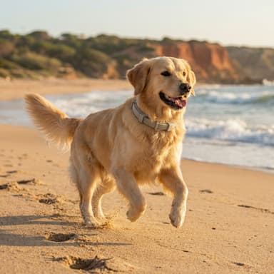 Dog at beach